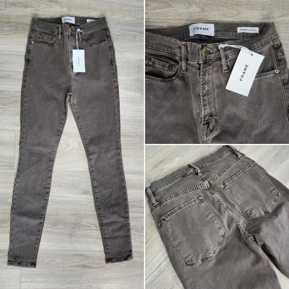 Frame Denim Women's Gray Skinny Jeans (26)